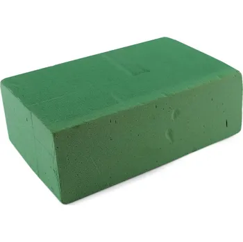 Aranžovací hmota Florex pro mokré aranžování 7x10x20 cm cihla, barva zelená