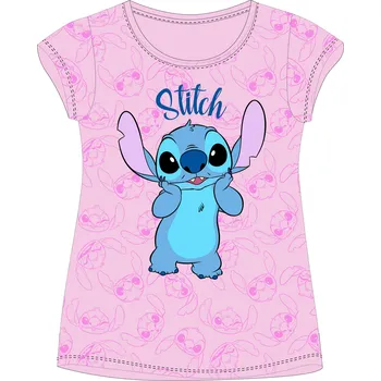 Lilo & Stitch - licence Dívčí tričko - Lilo & Stitch 5202C728, růžová Barva: Růžová, Velikost: 104