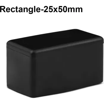 Podložka pod nábytek 4 ks Silikonové krytky na nábytkové nožky proti skluzu | ochrana podlahy, krytky na židle - Obdélník - 25 x 50 mm