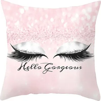 Dekorativní polštářek Povlak na dekorativní polštář s řasami a broskvovým designem | povlak polštář, dekorativní polštář - TPR213-31