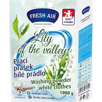 Prací prášek Fresh Air Prácí prášek na bílé prádlo Lily of the valley 1 kg