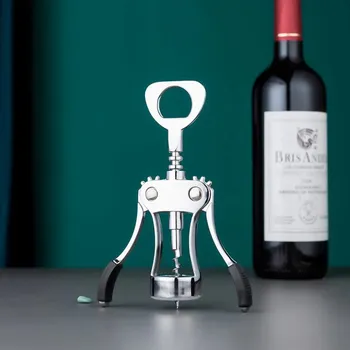 Otvírák Otvírák lahví nerezový přenosný | vývrtka - Černý