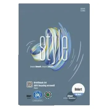 Blok Poznámkový blok URSUS Style A4 - linkovaný, 50 listů