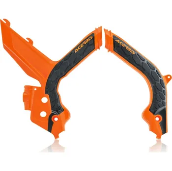 Auto-moto ACERBIS kryty rámu X-GRIP KTM EXC / EXC-F / XC-W / XCF-W 20-23 barva oranžová / černá (ACERBIS kryty rámu X-GRIP KTM EXC / EXC-F / XC-W / XCF-W 20-23 barva oranžová / černá)