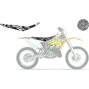 Moto sedlo BLACKBIRD potah sedla SUZUKI RM 125/250 01-12 (11) ART OF ENERGY (BLACKBIRD potah sedla SUZUKI RM 125/250 01-12 (11) ART OF ENERGY)