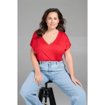 ELDAR Miriam tričko s krátkým rukávem červené - ELDRED/červená / XL ELD5M019-RED