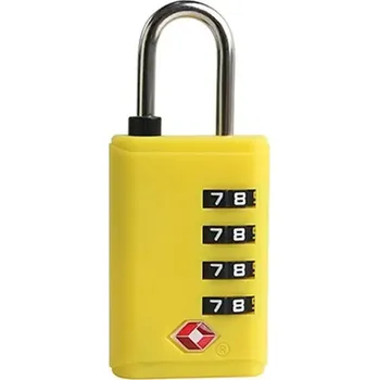 Visací zámek Kódový cestovní zámek proti krádeži | kódový zámek, cestovní zámek - Žluť