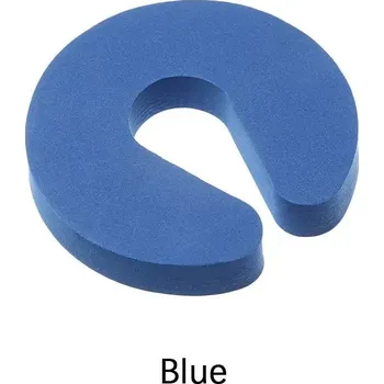 Dětská zábrana Pěnová zarážka proti přivření prstů dětí | dětská pojistka, dveřní klip - Modrý typ 1