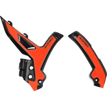 Auto-moto ACERBIS kryty rámu X-GRIP KTM EXC / EXC-F / XC-W 24-25, SX / SX-F / XC / XC-F 23-25 barva černá / oranžová (ACERBIS kryty rámu X-GRIP KTM EXC / EXC-F / XC-W 24-25, SX / SX-F / XC / XC-F 23-25 barva černá / oranžová)