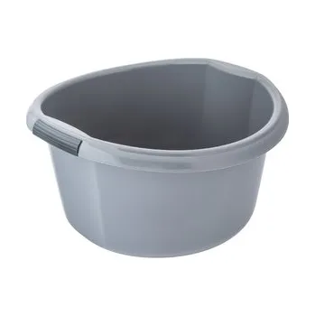 MISKA GŁĘBOKA 15L SZARA