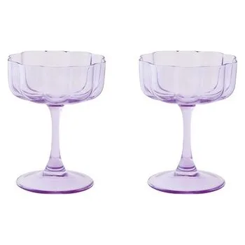 Sklenice Sada dvou skleniček na nožce Twist & Match Orange