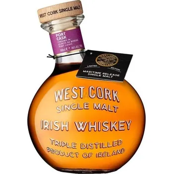Whisky West Cork Maritime Port Cask 46% 0,7 l (holá láhev)