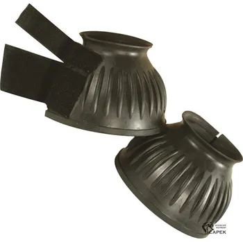 Koňské kamaše Zvony Kentaur -GUMOVÉ- - Černá - XL