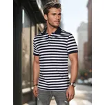 Pruhovaná bílo-modrá pánská polokošile PX0641 Velikost: 2XL