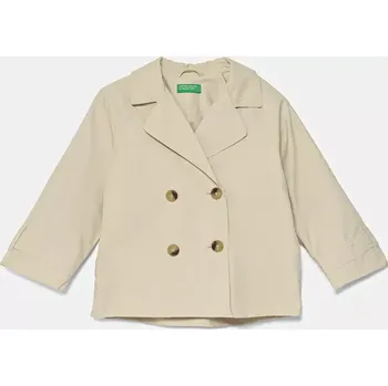 Dětská bunda United Colors of Benetton 24J4CN067.G.Seasonal béžová 12X, vel. 150