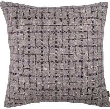 Polštář Polštář Evry, 43 × 43 cm, šedý károvaný 7001BA049