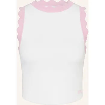 Oh April Dámský Pletený Top Pary, bílá, 38