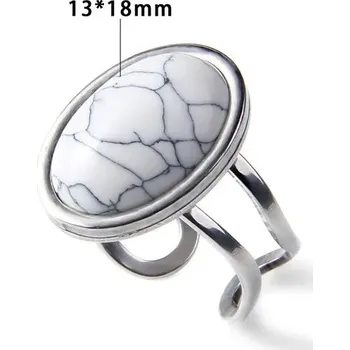 Prsten Nastavitelný prsten | šperky - 13 Howlit