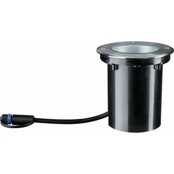 Venkovní osvětlení VÝPRODEJ VZORKU Paulmann Plug&Shine zemní svítidlo IP67 3000K 38° 3,3W 24V stříbrná nastavitelné 939.06 P 93906