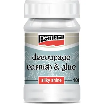 Pentart Lepidlo a lak na decoupage PENTART 100 ml HEDVÁBNÝ LESK