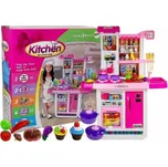 LeanToys Kitchen Pink with Water Pots Food Sound