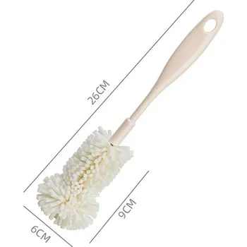 Sklenice Kartáč na sklenice s dlouhou rukojetí | čistič sklenic - 26 cm