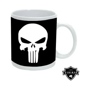 Hrnek Striker Punisher - černý-bílý