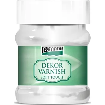 Speciální výtvarná barva Pentart Lak dekorační soft touch PENTART 230 ml