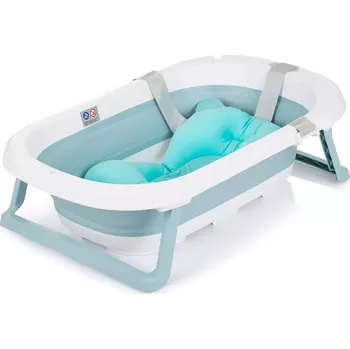 koupací vanička CHIPOLINO Skládací vanička Isla s koupací podložkou Blue