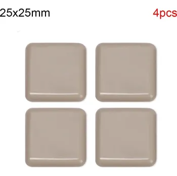 Podložka pod nábytek 4 ks Kluzné podložky pod nábytek proti poškrábání | ochrana podlahy, nábytkové podložky - 25x25mm