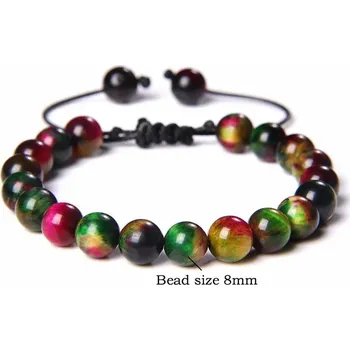 Náramek Náramek tygří oko pro muže | šperky - 14 Tygří oko