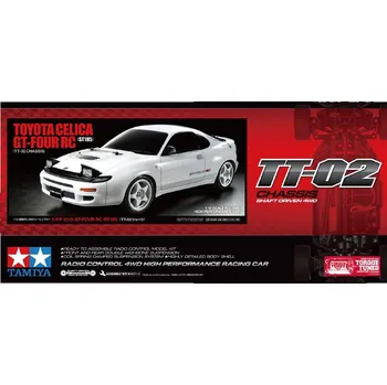 RC model auta 1:10 Toyota Celica GT-Four RC (ST185) TT-02 Chassis (stavebnice)