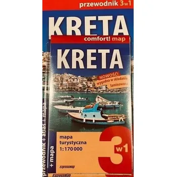 Cestování Kreta 3w1 przewodnik+atlas+mapa - praca zbiorowa [PL] (2025, Brožovaná, ExpressMap)