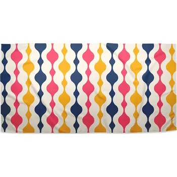 Ručník Sablio Ručník s potiskem Barevné křivky - 30x50 cm