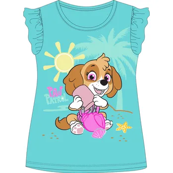Chlapecké tričko Paw Patrol - Tlapková patrola -Licence Dívčí tričko - Paw Patrol 52023029, tyrkysová Barva: Tyrkysová, Velikost: 104