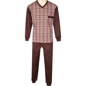 Pánské pyžamo Pánské Pyžamo Dlouhé FOLTÝN PD 373 Velikost: 3XL