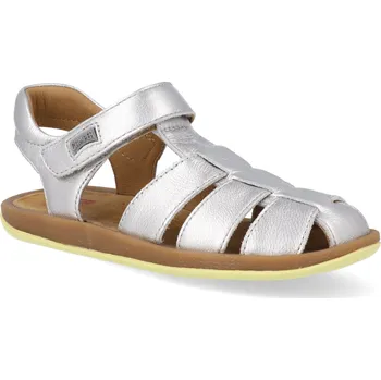Dívčí sandály Dětské sandály Camper - Rebound Silver/Bicho Ry Abeja-Haru stříbrné Velikost: 33