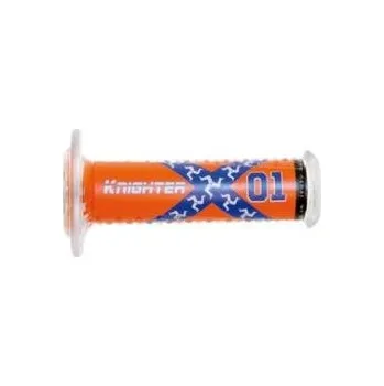 Osvětlení pro motocykl HARRIS řazení (gripy) 01689-DK01 KNIGHTER01 (115 mm/22 mm) bez otvoru barva oranžová/světle modrý (HARRIS řazení (gripy) 01689-DK01 KNIGHTER01 (115 mm/22 mm) bez otvoru barva oranžová/světle modrý)