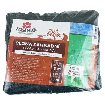 Síť proti hmyzu ROSTETO clona zahradní 90% Rosteto - 5x1 m zelená