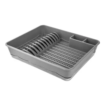 Podlahový mycí stroj SUSZARKA DO NACZYŃ 43X34,5X8,5CM SZARA