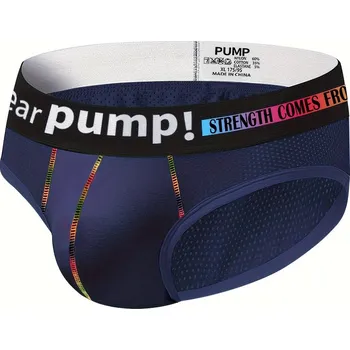 Slipy Pánské sport síťované slipy PUMP! - královská modrá Velikost: XL