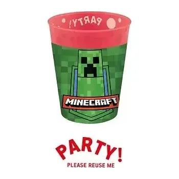 Plastový kelímek Minecraft znovupoužitelný 250ml