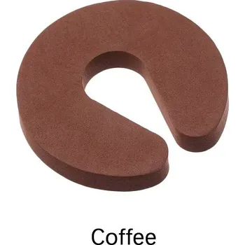 Dětská zábrana Pěnová zarážka proti přivření prstů dětí | dětská pojistka, dveřní klip - druh kávy 1