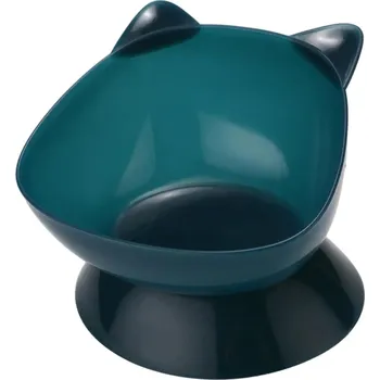 Miska pro psa Zvednutá šikmá miska pro kočky a psy | miska pro zvířata, ergonomická miska - Modrý