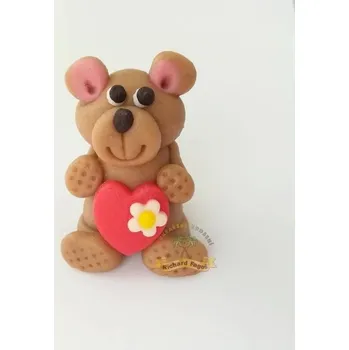 Figurka na dort medvídek 5cm z kokosové hmoty - Fagos