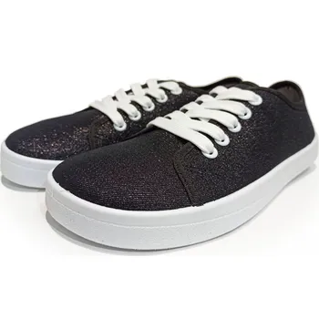 Chlapecké tenisky Barefootové tenisky Anatomic ALL IN STARTER A01 černá (mírný lesk) s bílou podrážkou Velikost: 37