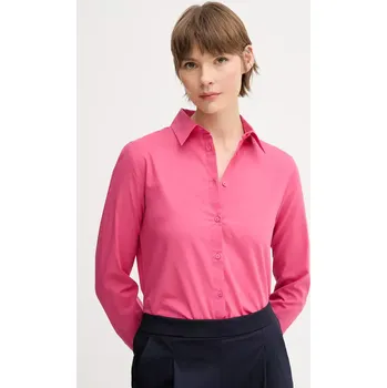 Pánská košile Bavlněná košile United Colors of Benetton 5WPQDQ0AX růžová 42X, vel. XXS