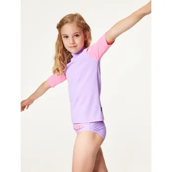 Dívčí tričko Dětské triko s UV ochranou 50+, Lila Velikost: 98/104