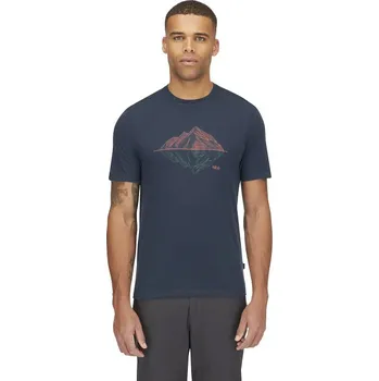 Pánské tričko Rab Crimp Reflection Tee tempest blue/TMB XXL triko