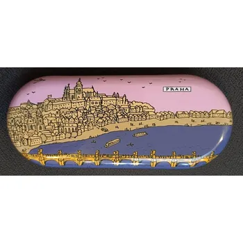 Penál Pouzdro na brýle Růžová Praha